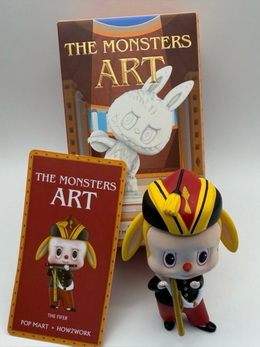 EXTREMELY RARE Pop Mart x How2Work “Pippo, The Fifer” Monsters Art Series
